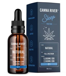 Canna River 2 1 CBD CBN Full Spectrum Sleep Tincture 60ML-Natural