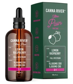 Canna River 3 1 CBD CBG Full Spectrum Ultra Pain Tincture-Lemon Raspberry