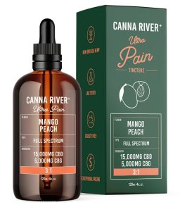 Canna River 3 1 CBD CBG Full Spectrum Ultra Pain Tincture-Mango Peach