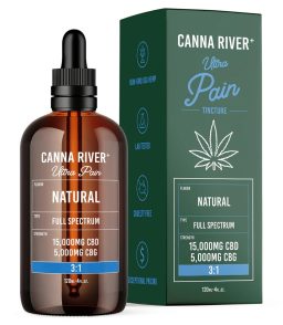 Canna River 3 1 CBD CBG Full Spectrum Ultra Pain Tincture-Natural