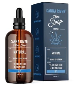 Canna River 3 1 CBD CBN Broad Spectrum Ultra Sleep Tincture- Natural