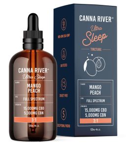 Canna River 3 1 CBD CBN Full Spectrum Ultra Sleep Tincture-Mango Peach