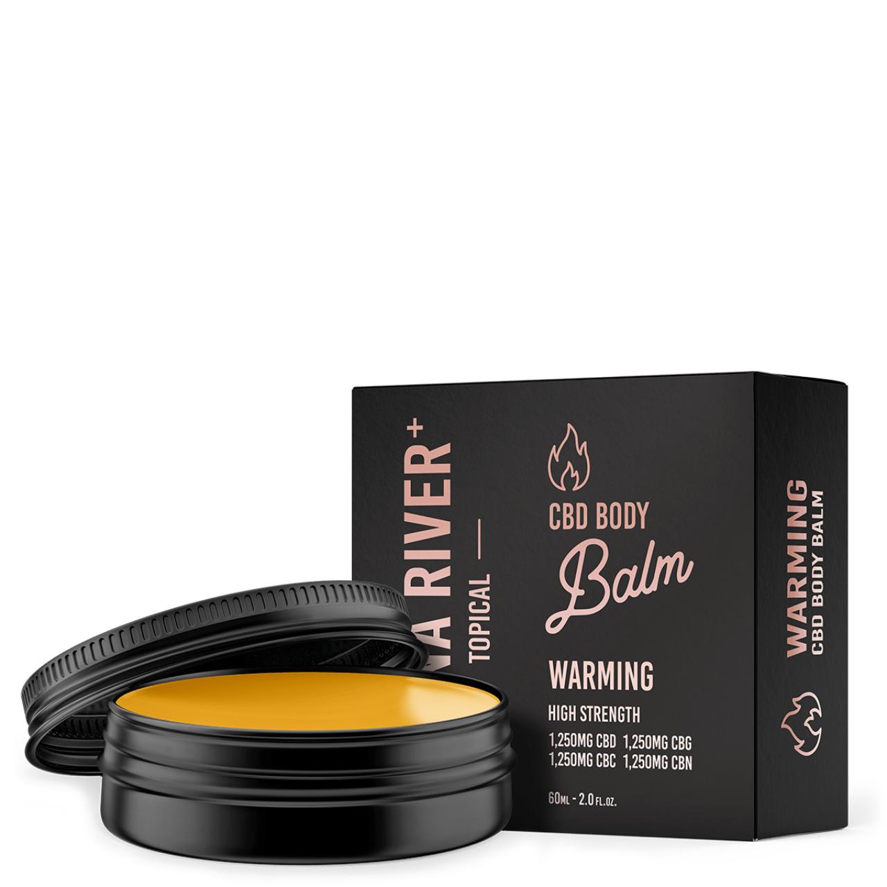 Canna River Broad Spectrum CBD CBC CBN CBG Warming Body Balm