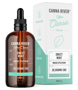 Canna River CBD Broad Spectrum Ultra Classic Tincture 2000mg-Sweet Mint
