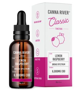 Canna River CBD Lemon Raspberry Broad Spectrum Calm Classic Tincture-60ML
