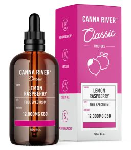 Canna River CBD Lemon Raspberry Full Spectrum Calm Classic Tincture-120ML