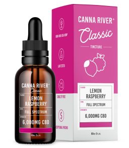 Canna River CBD Lemon Raspberry Full Spectrum Calm Classic Tincture-60ML