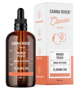 Canna River CBD Mango Peach Broad Spectrum Calm Classic Tincture-120ML