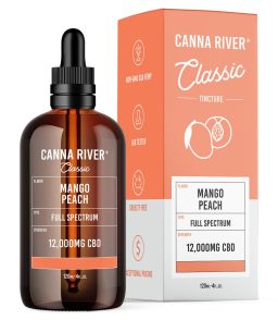 Canna River CBD Mango Peach Full Spectrum Calm Classic Tincture-120ML