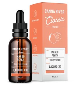 Canna River CBD Mango Peach Full Spectrum Calm Classic Tincture-60ML