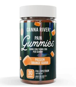 Canna River CBD Passion Orange Guava Full Spectrum Pain Gummies-30Count