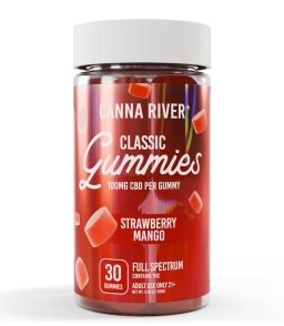 Canna River CBD Strawberry Mango Full Spectrum Calm Classic Gummies-30Count