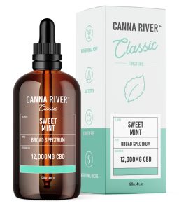 Canna River CBD Sweet Mint Broad Spectrum Calm Classic Tincture-120ML