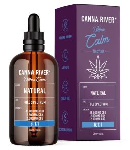 Canna River CBD+CBG Natural Full Spectrum Ultra Calm Tincture-120ML