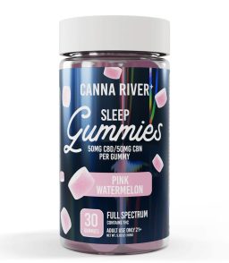 Canna River CBD+CBN Full Spectrum Gummies-Pink Watermelon