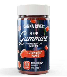 Canna River CBD+CBN Full Spectrum Gummies-Strawberry Mango