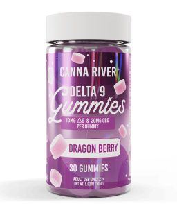 Canna River Full Spectrum D9 THC CBD Gummies-Dragon Berry