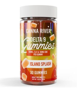 Canna River Full Spectrum D9 THC CBD Gummies-Island Splash