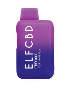 ELF CBD CBD3000 Disposable - 3G SOUR GRAPE JELLY