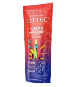 ELF THC Delta-8 + THC-P Edibles Gummy Rings - 1000MG
