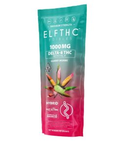 ELF THC Delta-8 + THC-P Edibles Gummy Worms – 1000MG
