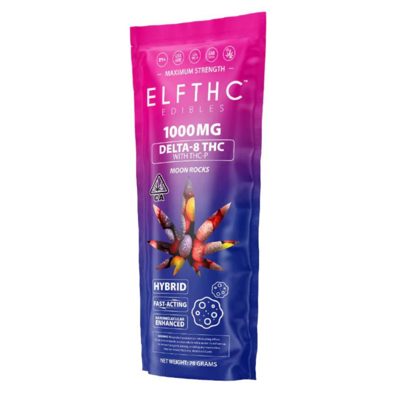 ELF THC Delta-8 + THC-P Edibles Moon Rocks - 1000MG
