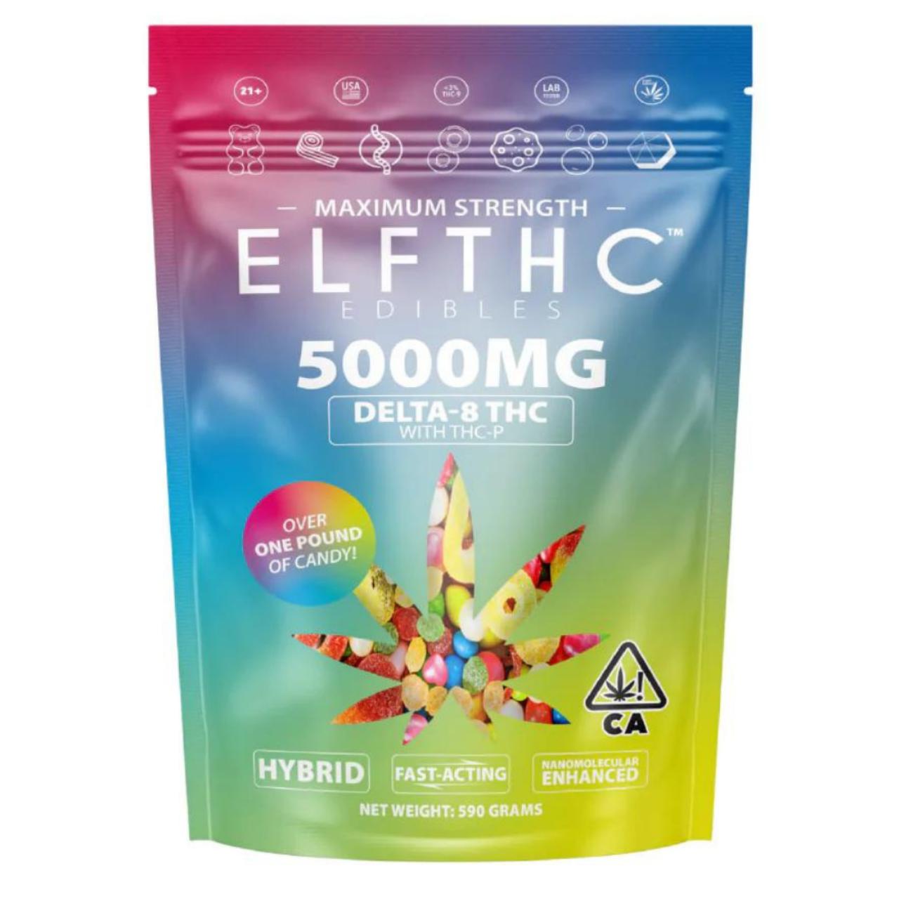 ELF THC Delta-8 + THC-P Edibles Party Pack- 5000MG